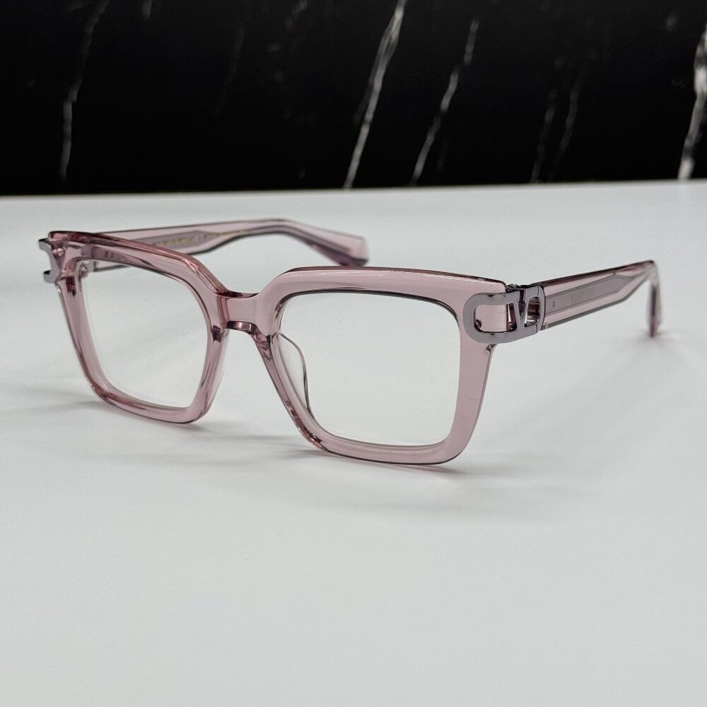 NEW VALENTINO V-SIDE VLX-131C PINK SQUARE EYEGLASSES VALENTINO